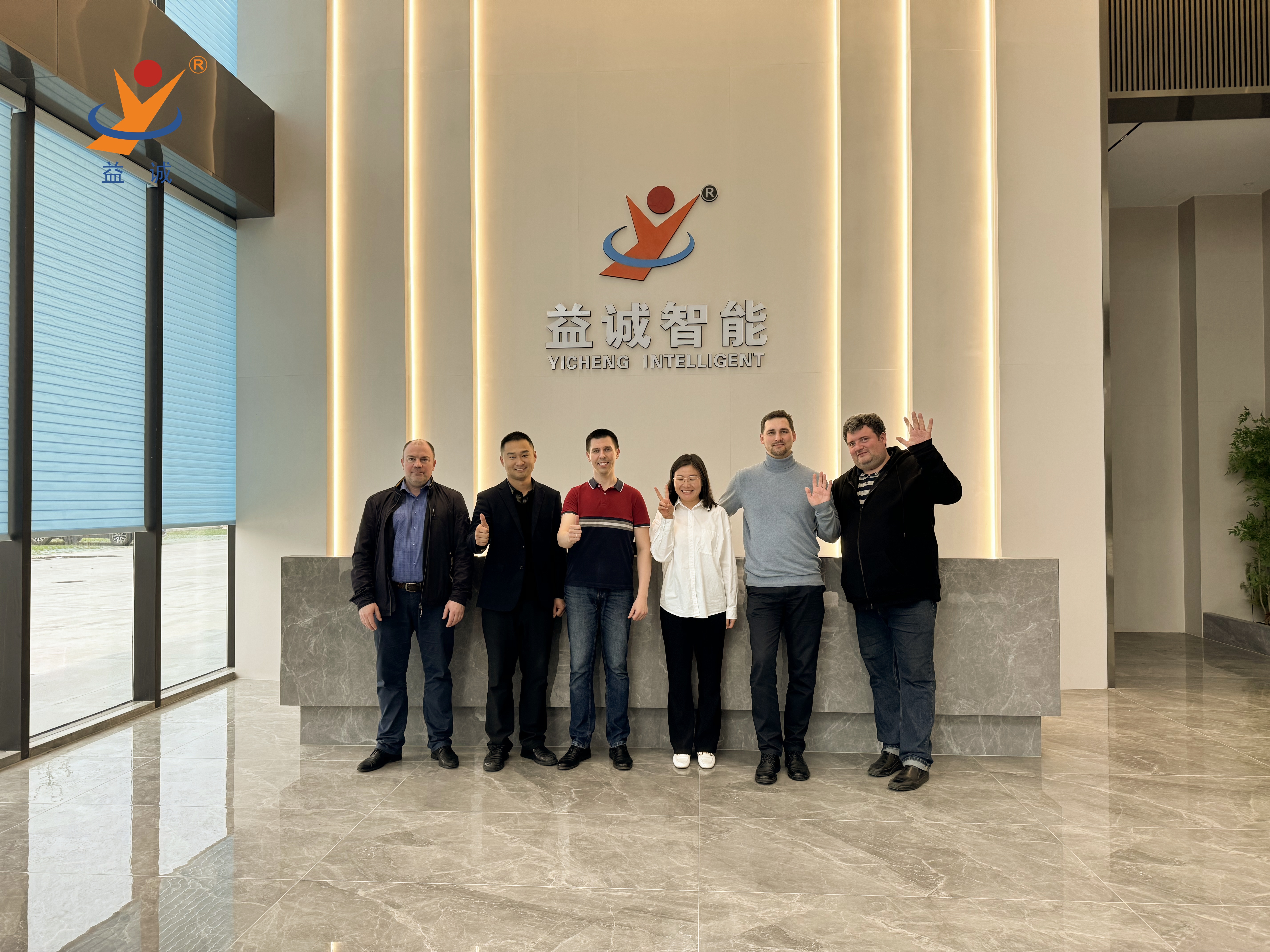 卓越品質(zhì) · 深獲認(rèn)可 | 俄羅斯客戶蒞臨浙江益誠智能科技園現(xiàn)場驗(yàn)收設(shè)備！